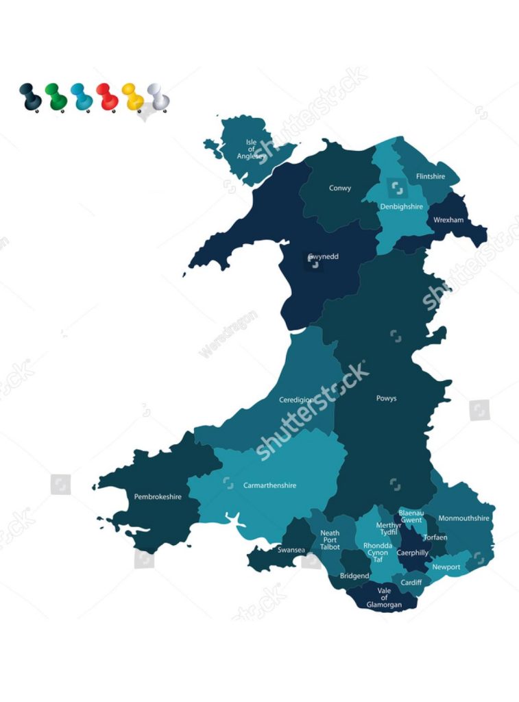 stock-vector-vector-map-of-wales-with-principal-areas-and-flags ...